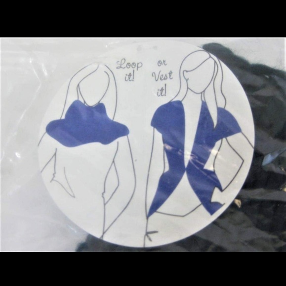 Infinity Scarf Women's Vest NEW - Picture 4 of 8